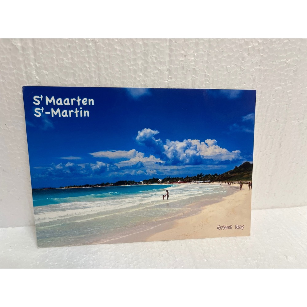 St Maarten Sint Maarten Postcard 3‎ Scenic Tropical Island Collectible Souvenir
